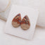 Natural Crazy Lace Agate Cabochons Paired 19x12x3mm, 2.2g