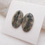 Natural Ocean Jasper Cabochons Paired 19x11x3mm, 2.8g