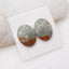 Natural Biggs Jasper Cabochons Paired 20x15x5mm, 4.7g