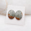 Natural Biggs Jasper Cabochons Paired 20x15x5mm, 4.7g
