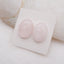 Natural Rose Quartz Cabochons Paired 20x15x6mm, 5.9g