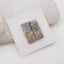 Natural Crazy Lace Agate Cabochons Paired 21X9X3mm, 3.0g