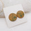 Natural Green Opal Cabochons Paired 16x2mm, 2.7g
