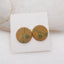 Natural Green Opal Cabochons Paired 16x2mm, 2.7g