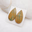 Natural Green Opal Cabochons Paired 32X17X3mm, 7.0g