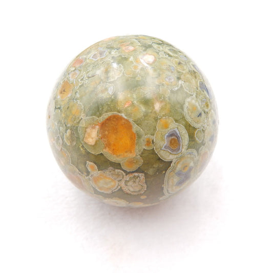 Boule de pierres précieuses de jaspe Unakite, 48 x 48 mm, 158,1 g