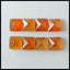 8PCS Natural Red Agate Pyramid Gemstone Cabochon 10x6mm,6.65g - MyGemGarden