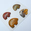 4 pcs Natural Multi-Color Picasso jasper Gemstone Cabochons, 25x18x4mm, 19.3g - MyGemGarden