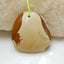 Natural Owyhee Drilled Gemstone Pendant Bead, 30x31x7mm, 9.6g - MyGemGarden