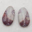 Natural Chohua Jasper Cabochons Paired 18x10x3mm, 1.8g