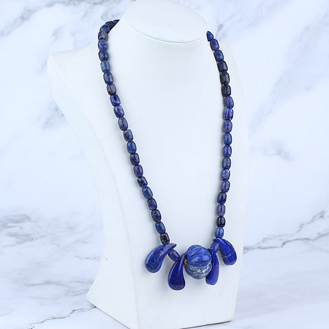 Gemstone Necklaces, Lapis lazuil  Necklaces,50cm,87g