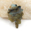 Vintage Hand Carved Labradorite Gemstone Indian Head Pendant , 50x32x5mm, 10.2g - MyGemGarden