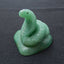 New, Carved Green Aventurine Gemstone snake Ornament, 55x54x48mm, 107.2g - MyGemGarden
