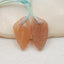 Sunstone Earrings Stone Pair, stone for earrings making, 12x10x3mm, 1.9g - MyGemGarden