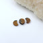 3 Pcs Natural Tiger's Eye Cabochon Set 9x7x2mm,9x4mm,1g - MyGemGarden