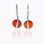 New Design Hot Sale 925 Silver with Natural Amber Gemstone Earrings 6.1g - MyGemGarden