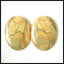 Natural US Biggs Picture Jasper Gemstone Cabochon Pair 20x15x3mm,3.6g - MyGemGarden
