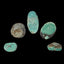 5 PCS Freeform Turquoise Cabochon Pairs For Jewelry 24x12x4mm, 14x9x4mm 6.2g - MyGemGarden