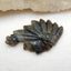 Vintage Hand Carved Labradorite Gemstone Indian Head Pendant , 48x30x8mm, 12.7g - MyGemGarden