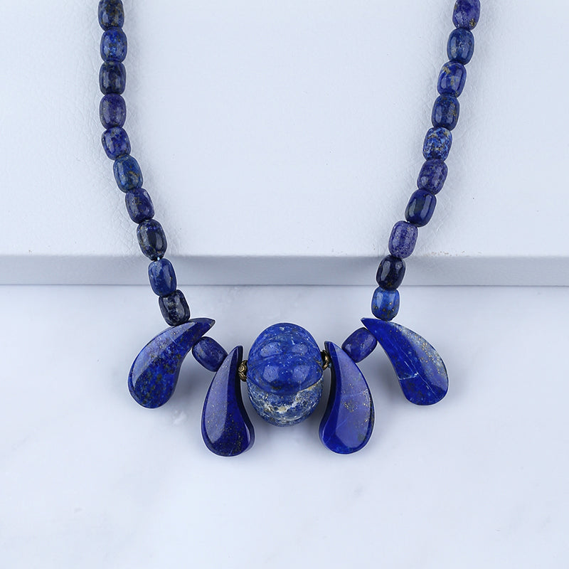 Gemstone Necklaces, Lapis lazuil  Necklaces,50cm,87g