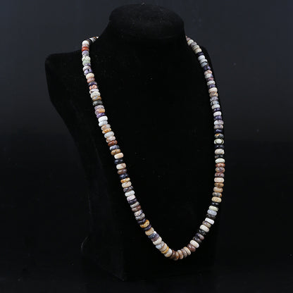 Gemstone Necklaces, Opalised Tiffany Stone Necklaces, 1 Strand, 26 inch, 49g