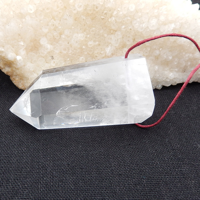 Spécimen minéral de quartz fantôme naturel, 55x48x20mm 41.2g