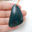 Natural Dragons Blood Agate Drilled Gemstone Pendant Bead, 45x27x10mm, 17.6g - MyGemGarden