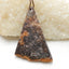 Natural Stone Argentina Rhodochrosite Drilled Gemstone Pendant Bead, 60x35x6mm, 22.4g - MyGemGarden