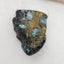Hand Carved Gemstone Green Turquoise Frog Pendant , 41x35x17mm, 25.4g - MyGemGarden