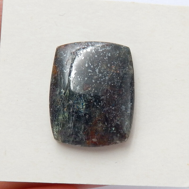 Natural Blue Kyanite Gemstone Cabochon, 22x17x5mm, 5.3g - MyGemGarden