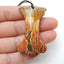 Natural Multi-Color Picasso jasper Gemstone Pendant, Natural Stone Jewelry, 53x28x8mm, 14.4g - MyGemGarden