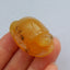 Natural Yellow Opal Gemstone Sea Turtle Carved Ornament, 35x21x16mm, 11.62g - MyGemGarden