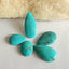 5 pcs Turquoise  Cabochon Pairs 29x13x4mm,17x13x4mm,10.1g - MyGemGarden