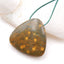 Natural Ocean Jasper Pendant Bead 35X8mm, 16.6g