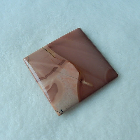 Natural Square Mookaite Jasper Cabochon 34x33x5mm,10.5g - MyGemGarden