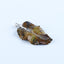 Natural Yellow Opal Carved Leaf Pendant with 925 Sterling Silver Accessory 67x37x6mm, 15.6g