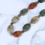 Multi-Color Picasso Jasper Gemstone Necklace, Adjustable Necklace, 1 Strand, 22-28 inch, 157g