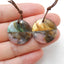 Pink Opal And Labradorite Glued Round Gemstone Earrings Stone Pair, 20x4mm, 5g - MyGemGarden