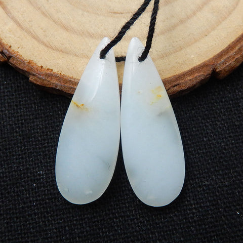 Opal Teardrop Earrings Stone Pair, stone for earrings making, 30x11x4mm, 3.1g - MyGemGarden