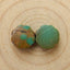 2 pcs Turquoise Carved Flowers Cabochon Pairs, 10x6mm, 2.2g - MyGemGarden