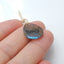 Natural Labradorite carved leaf Pendant Bead, 18x14x4mm, 1.4g - MyGemGarden