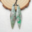 New, Turquoise Earrings Pair, stone for Earrings making, 49x11x5mm, 6.6g - MyGemGarden