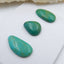 3 PCS Natural Turquoise Flatback Gemstone Cabochon, 22x11x4mm, 16x13x5mm, 5.7g - MyGemGarden