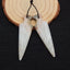 Amazonite Carved Earrings Stone Pair, 50x15x4mm, 8.3g - MyGemGarden