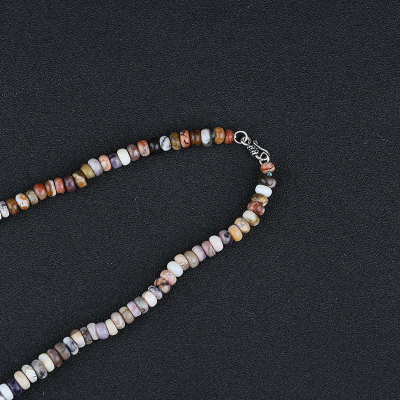 Gemstone Necklaces, Opalised Tiffany Stone Necklaces, 1 Strand, 26 inch, 49g