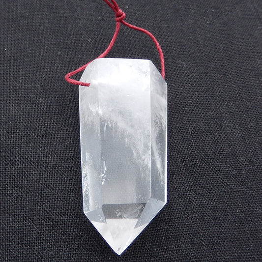 Spécimen minéral de quartz fantôme naturel, 55x48x20mm 41.2g