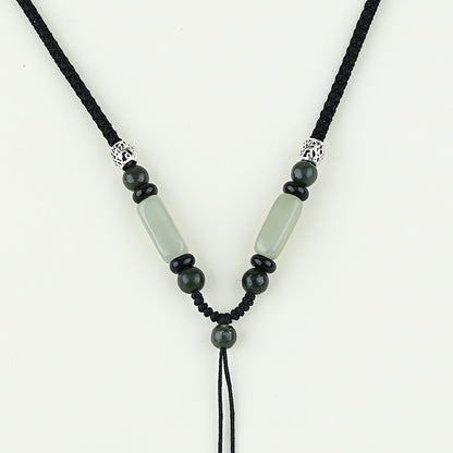 Hetian jade Exquisite Rope Necklace,Adjustable Necklace40-67cm