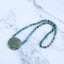 Colliers de pierres précieuses brutes, collier de colliers de pierres précieuses turquoise, collier réglable