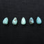 Sale 1pc Natural Turquoise Teardrop Gemstone Pendant Stone, 13x9mm, 14x9mm - MyGemGarden