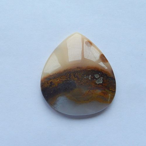 New Ocean Jasper Fashion Natural Stone Cabochon 37x32x6mm 11g - MyGemGarden